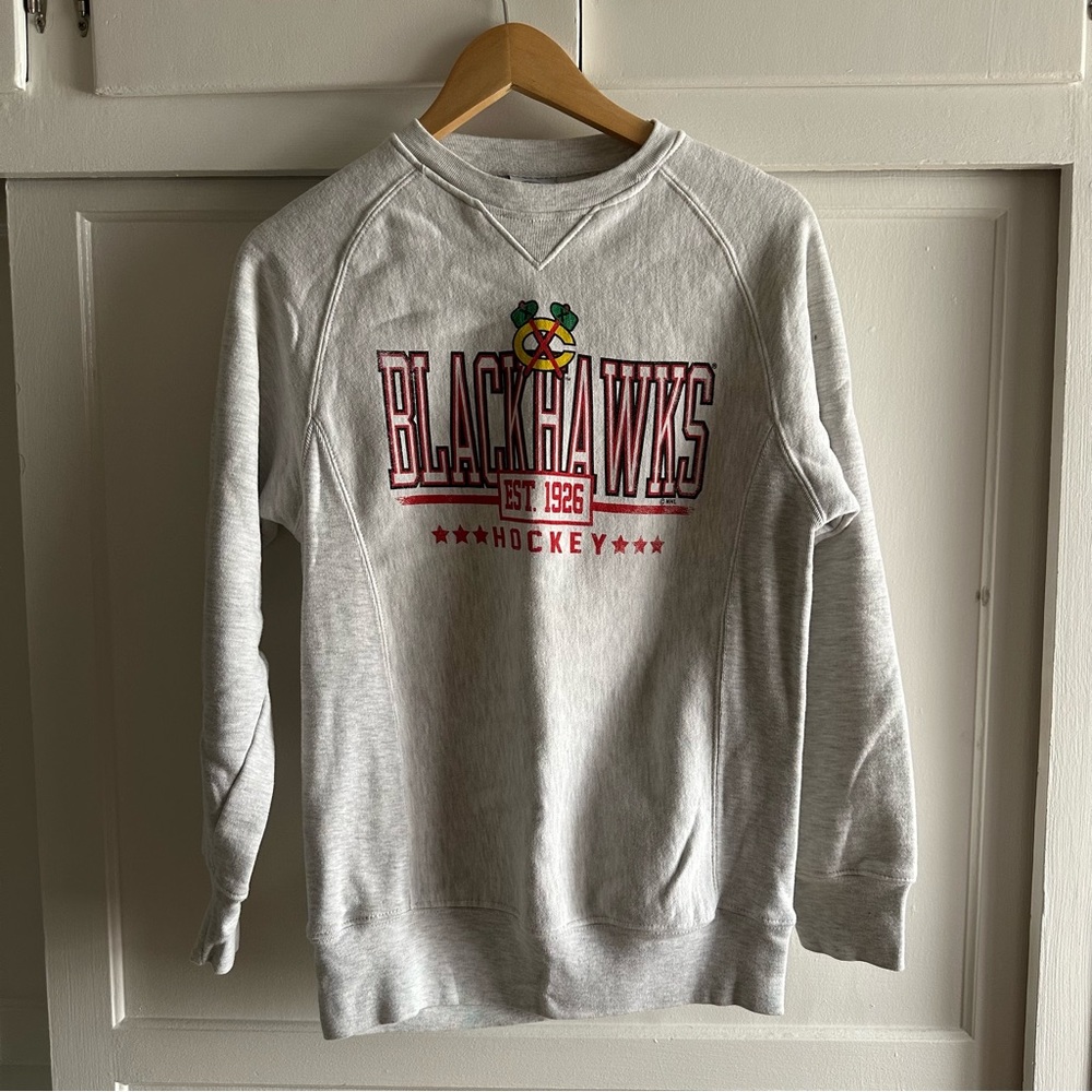 Black Hawks Crewneck Sweater